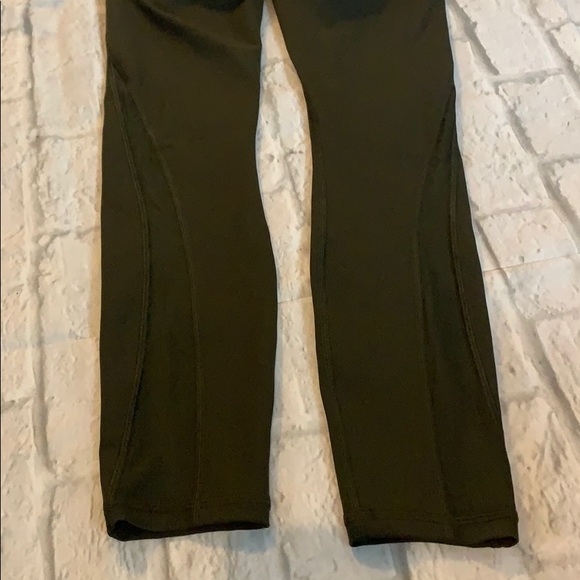 Lululemon NWOT army green leggings sz 2 - Picture 3 of 8
